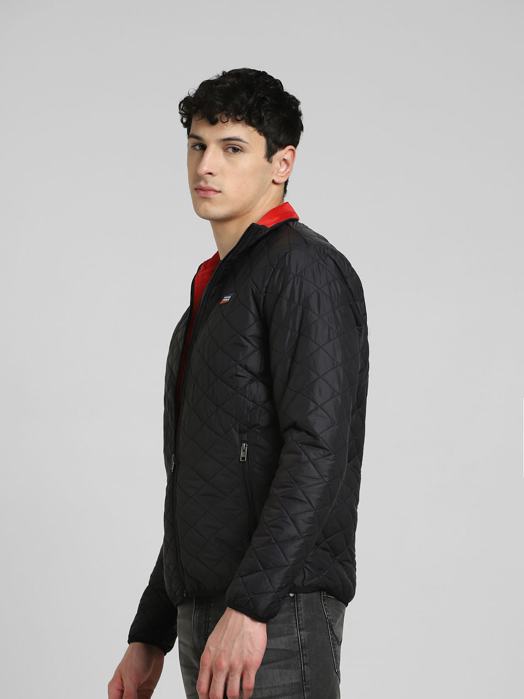 Black Reversible Puffer Jacket