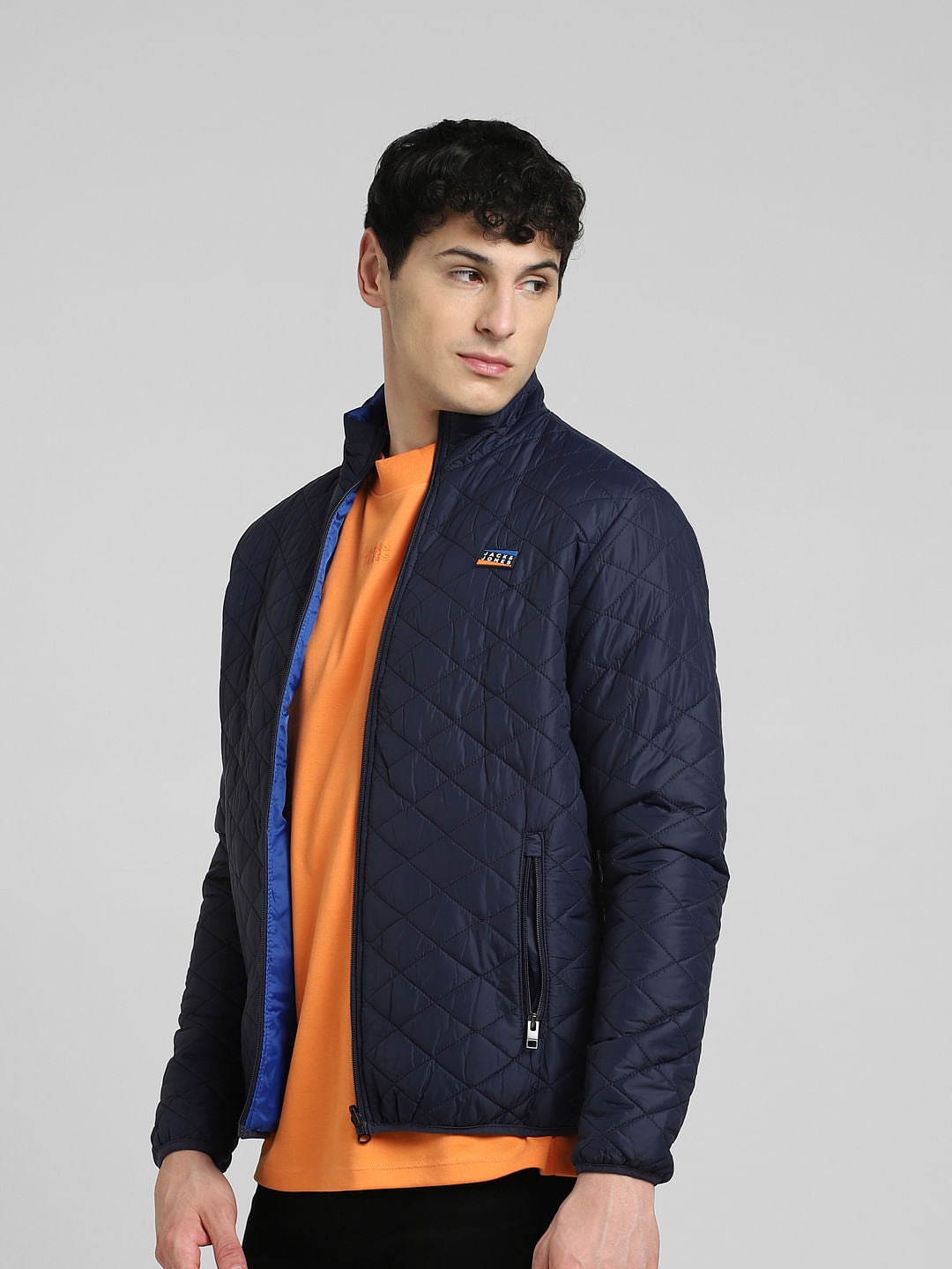 Blue Reversible Puffer Jacket
