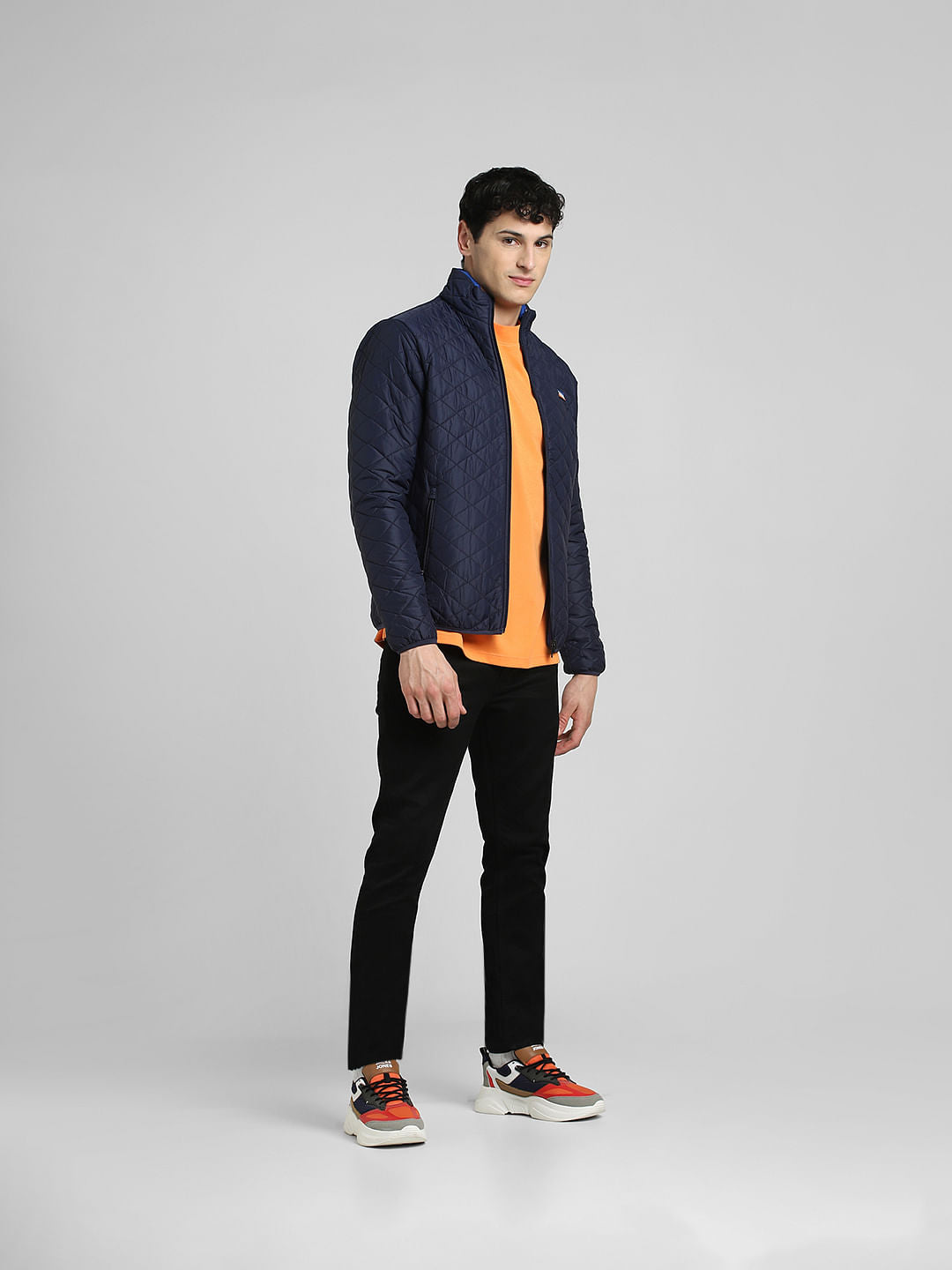 Blue Reversible Puffer Jacket