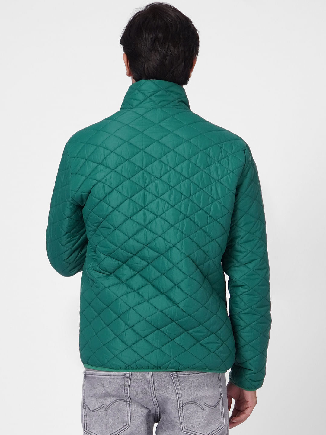 Green Reversible Puffer Jacket