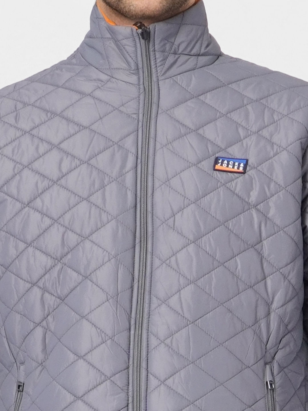 Grey Reversible Puffer Jacket