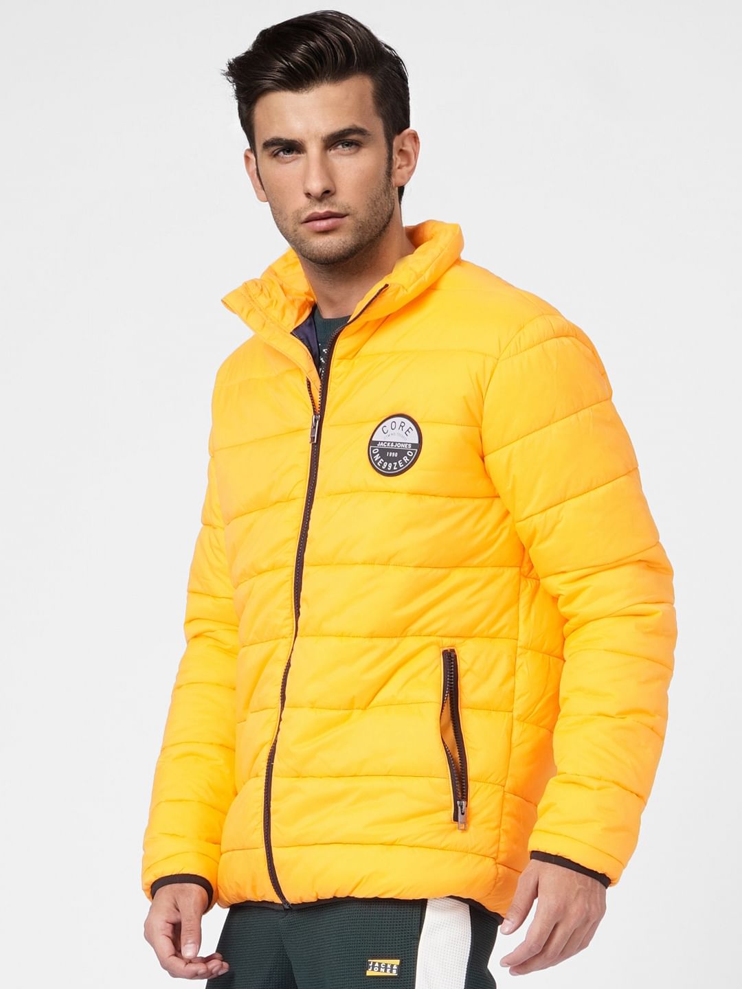 Orange Puffer Jacket