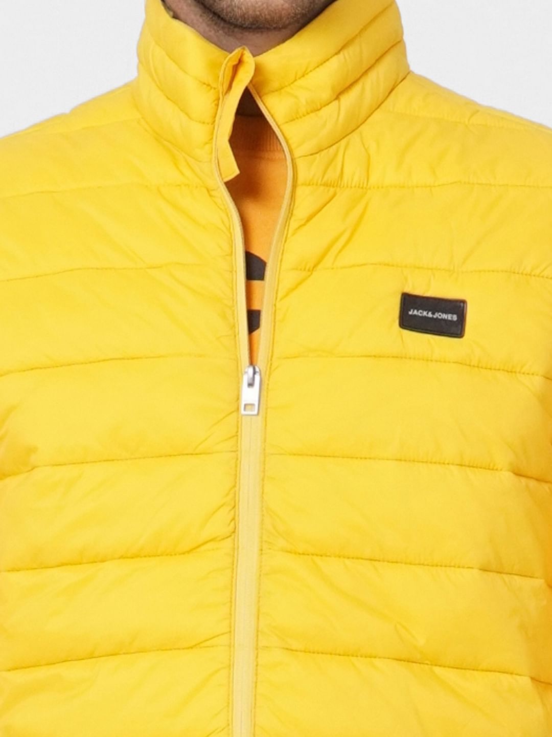 Yellow Puffer Vest Jacket