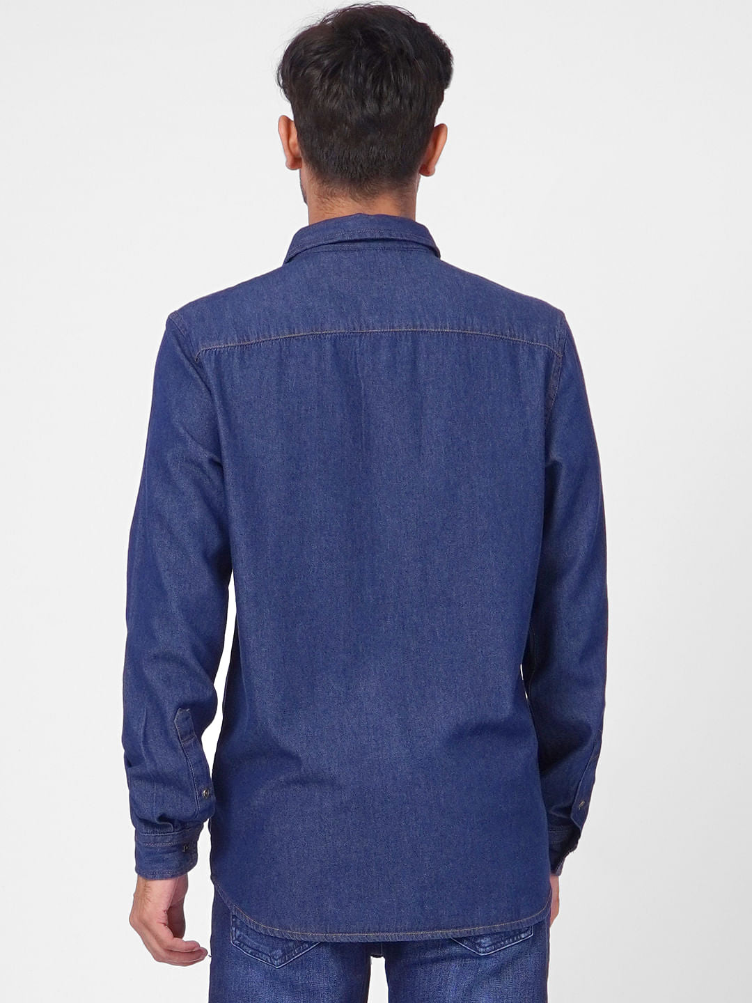 Blue Denim Full Sleeves Shirt