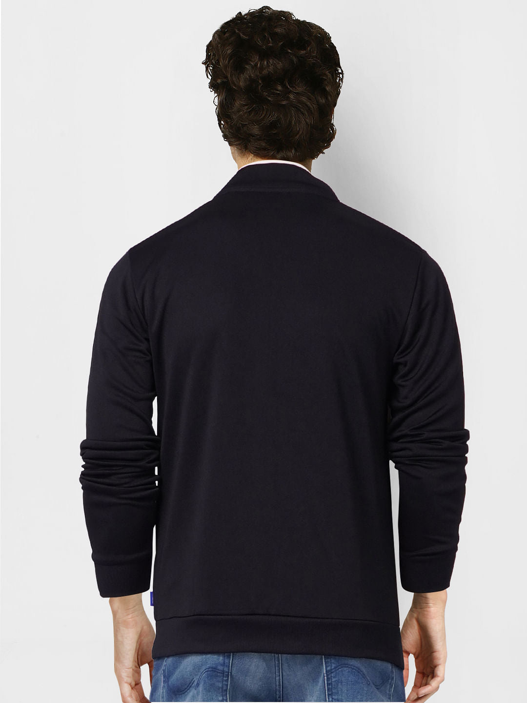 White Colourblocked Track Jacket