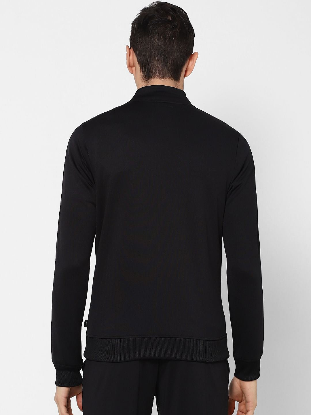 Black Tape Detail Track Jacket