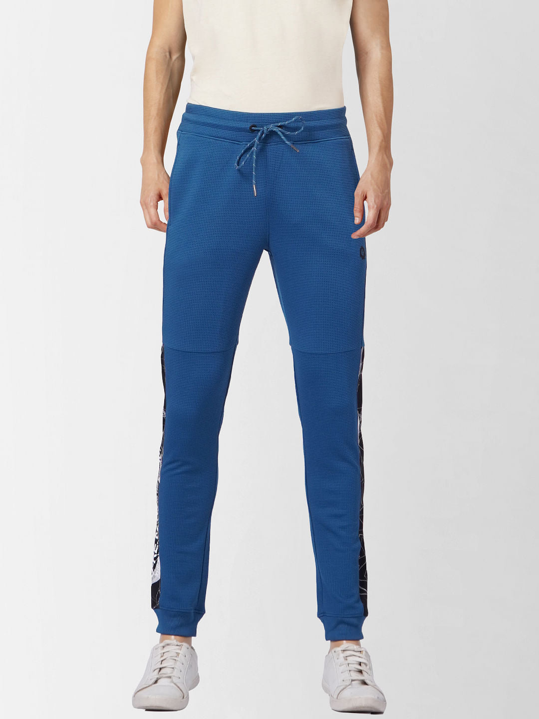 Grey High Rise Tape Detail Sweatpants