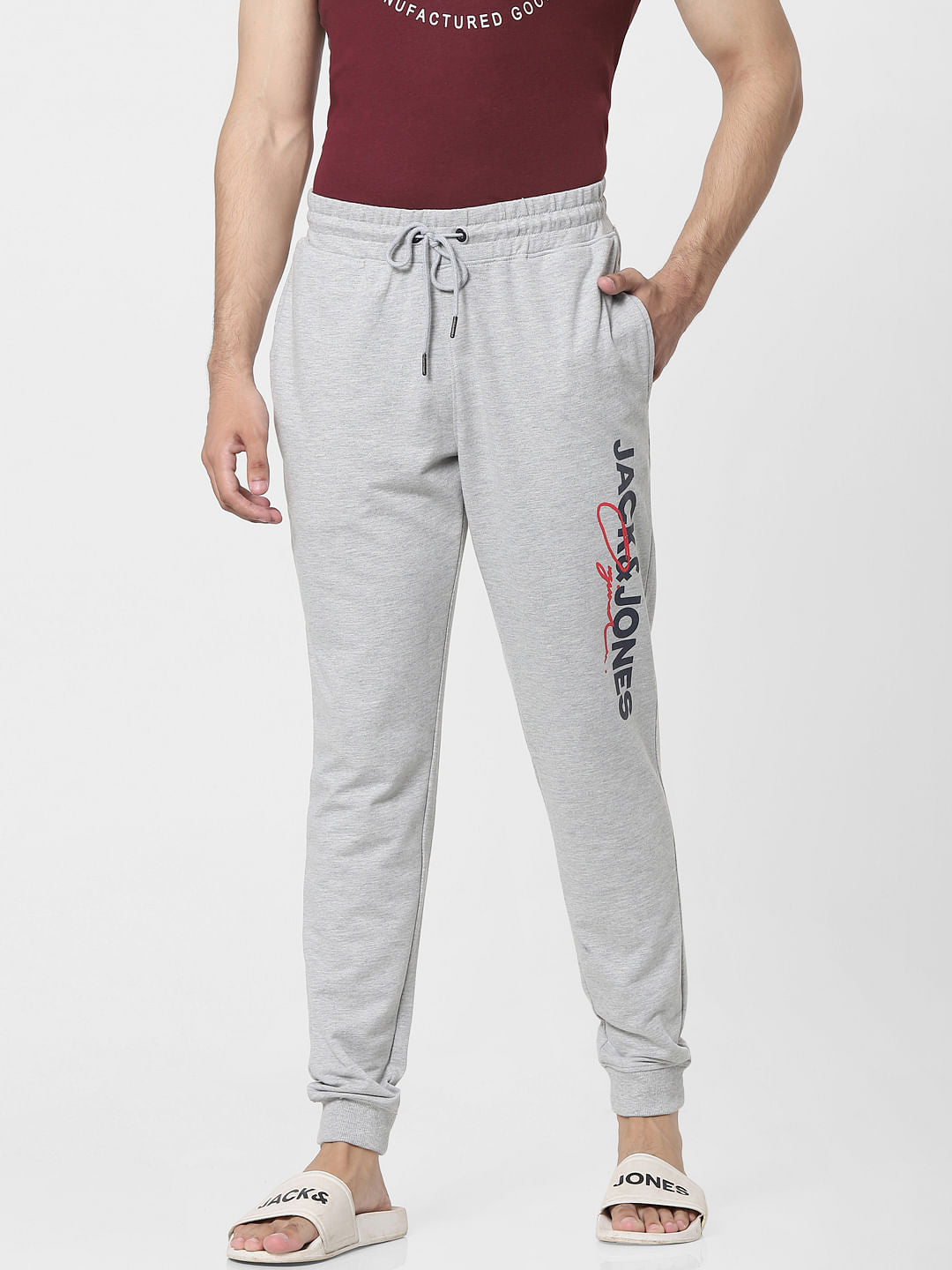 Grey High Rise Sweatpants