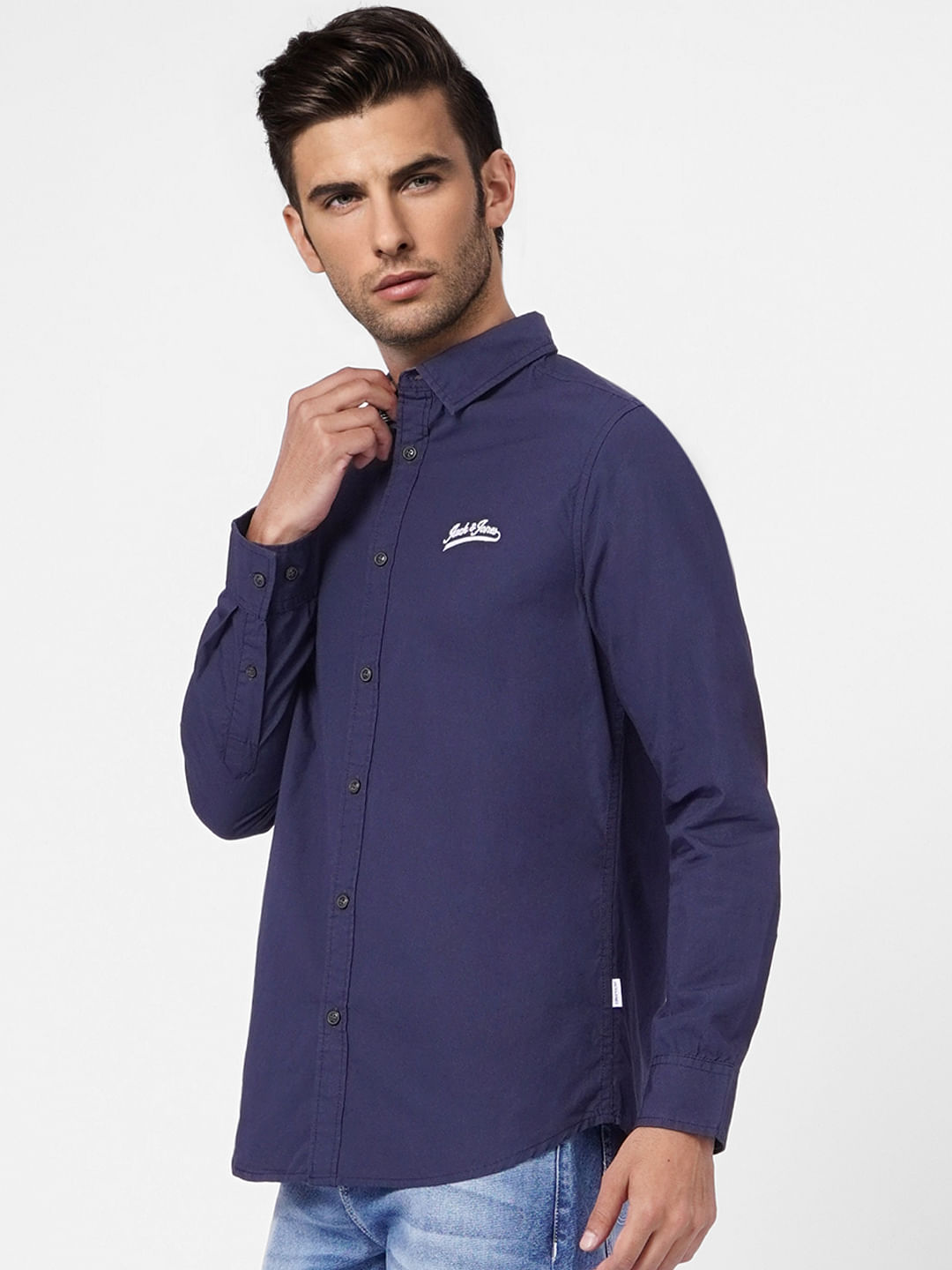 Blue Full Sleeves Shirt