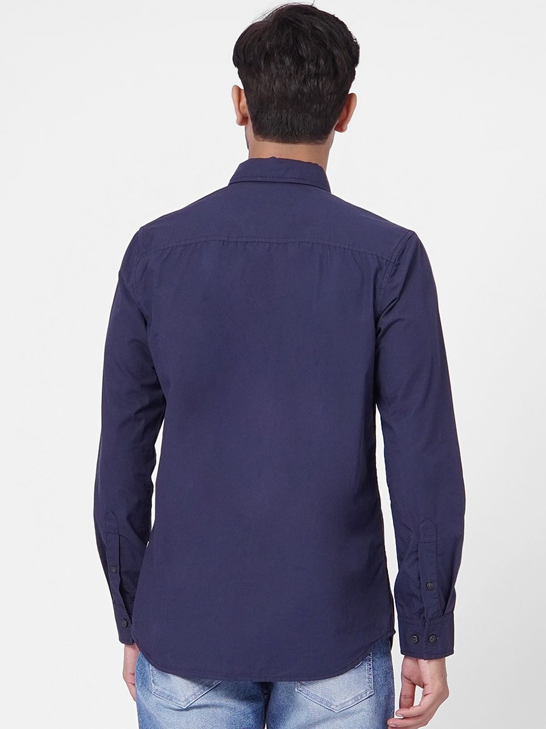 Blue Full Sleeves Shirt