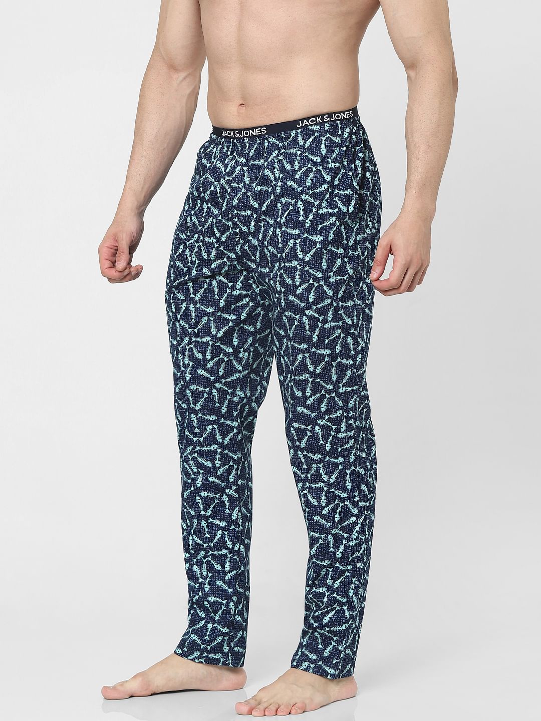 Blue Printed Pyjamas