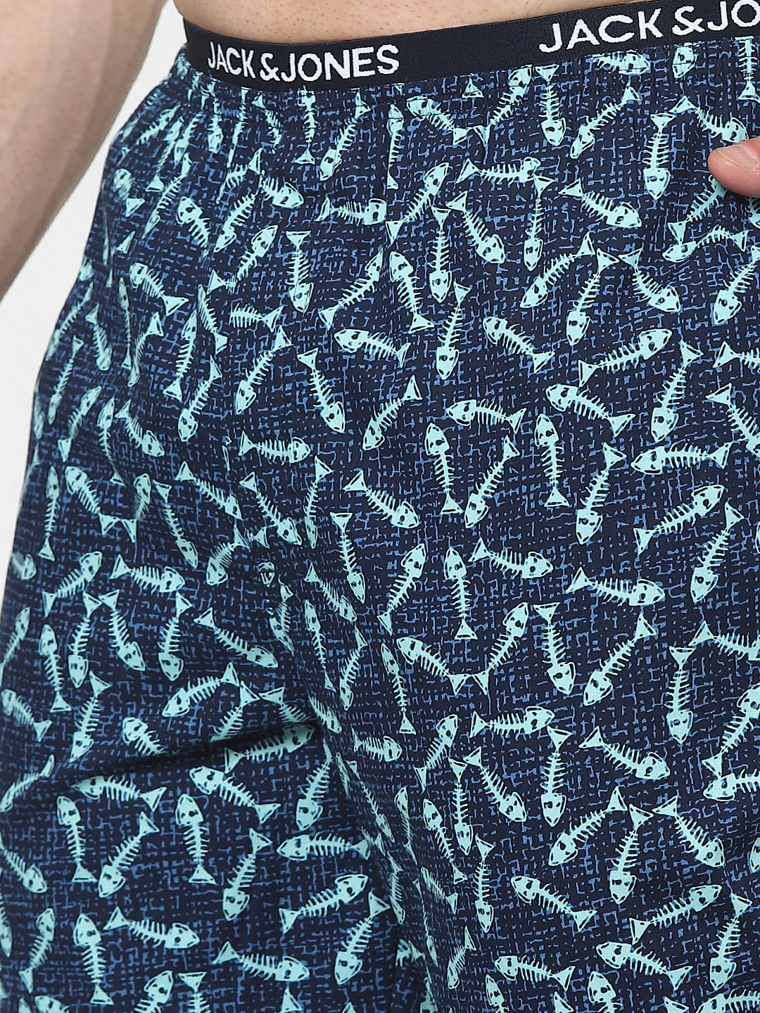 Blue Printed Pyjamas