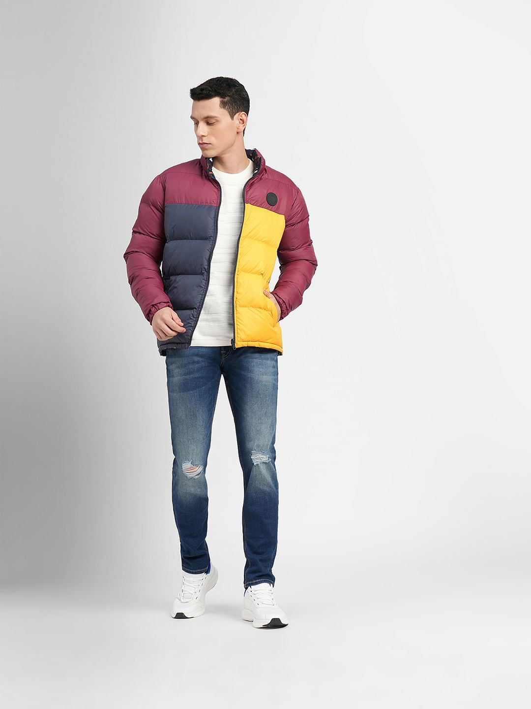 Black Reversible Puffer Jacket