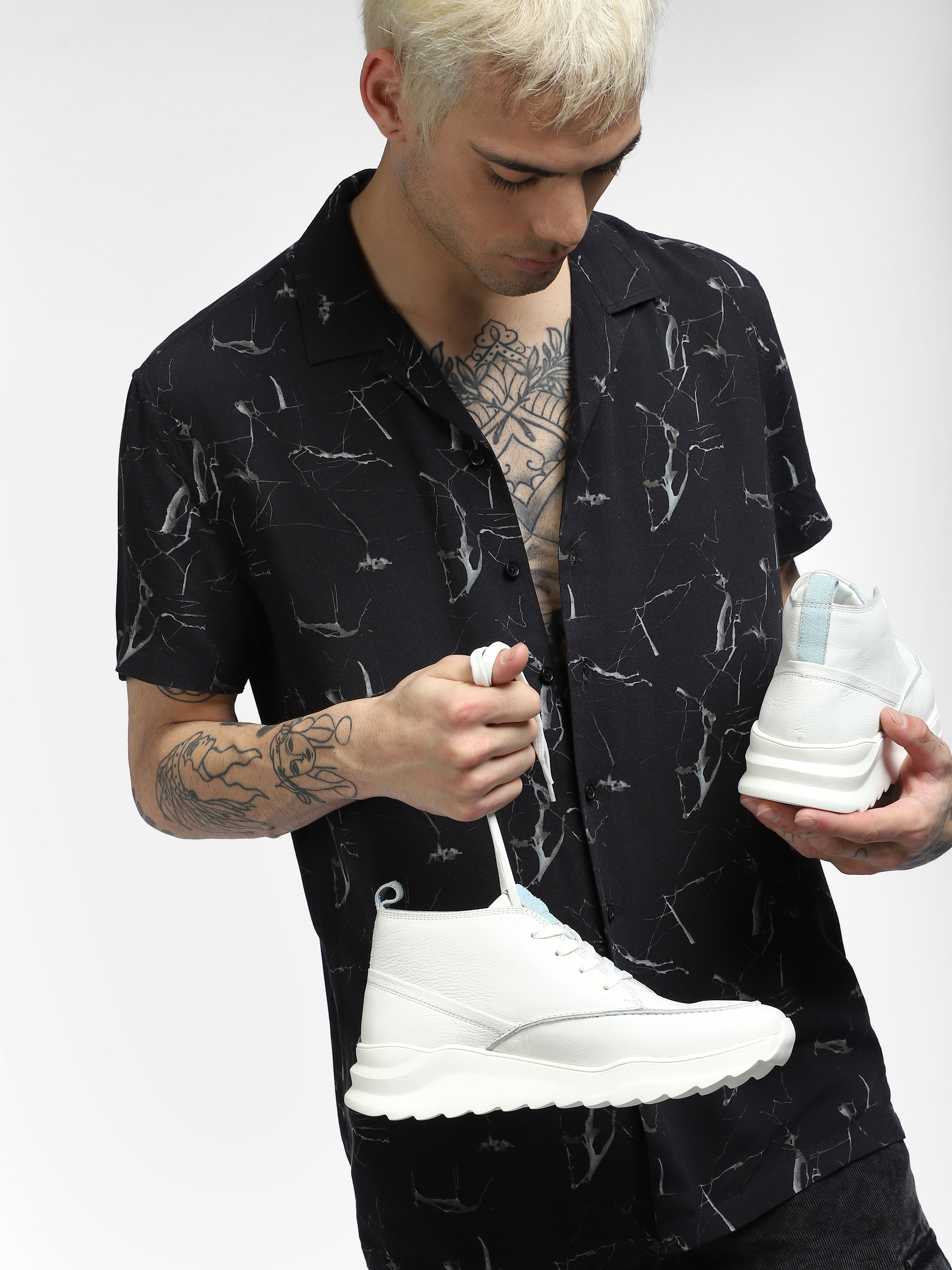 White High Top Sneakers