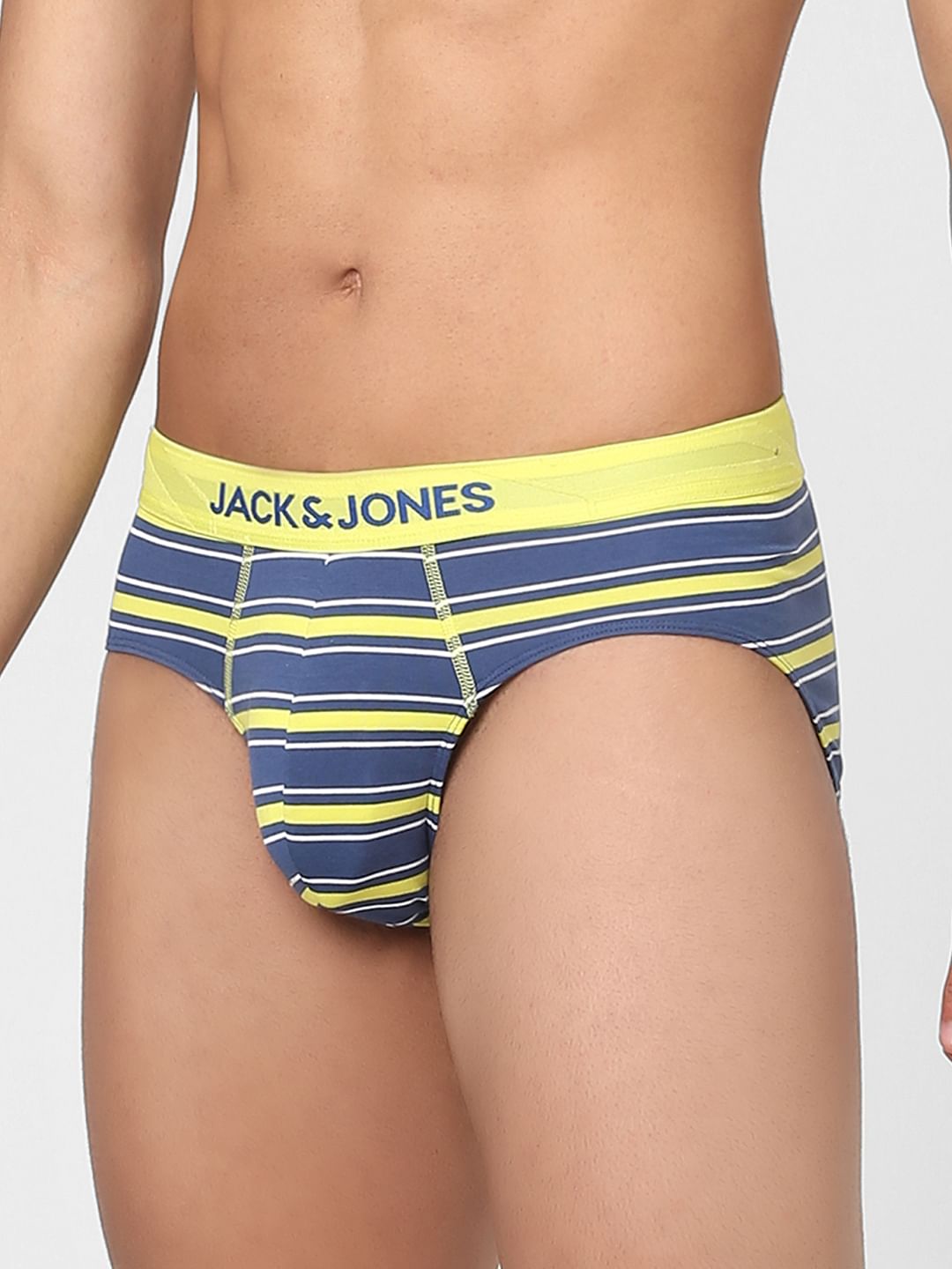 Blue Striped Briefs