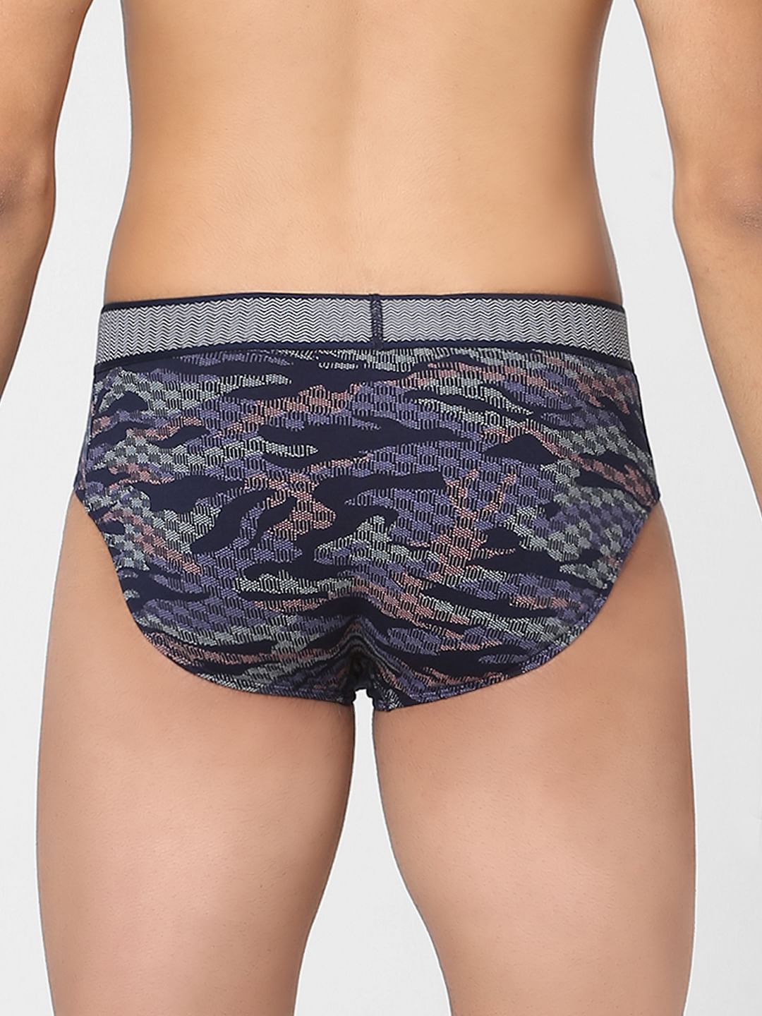 Blue Printed Briefs