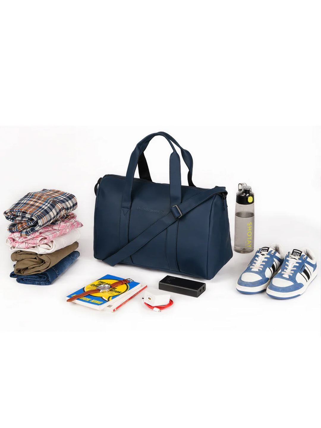Blue Hugo Duffle Bag