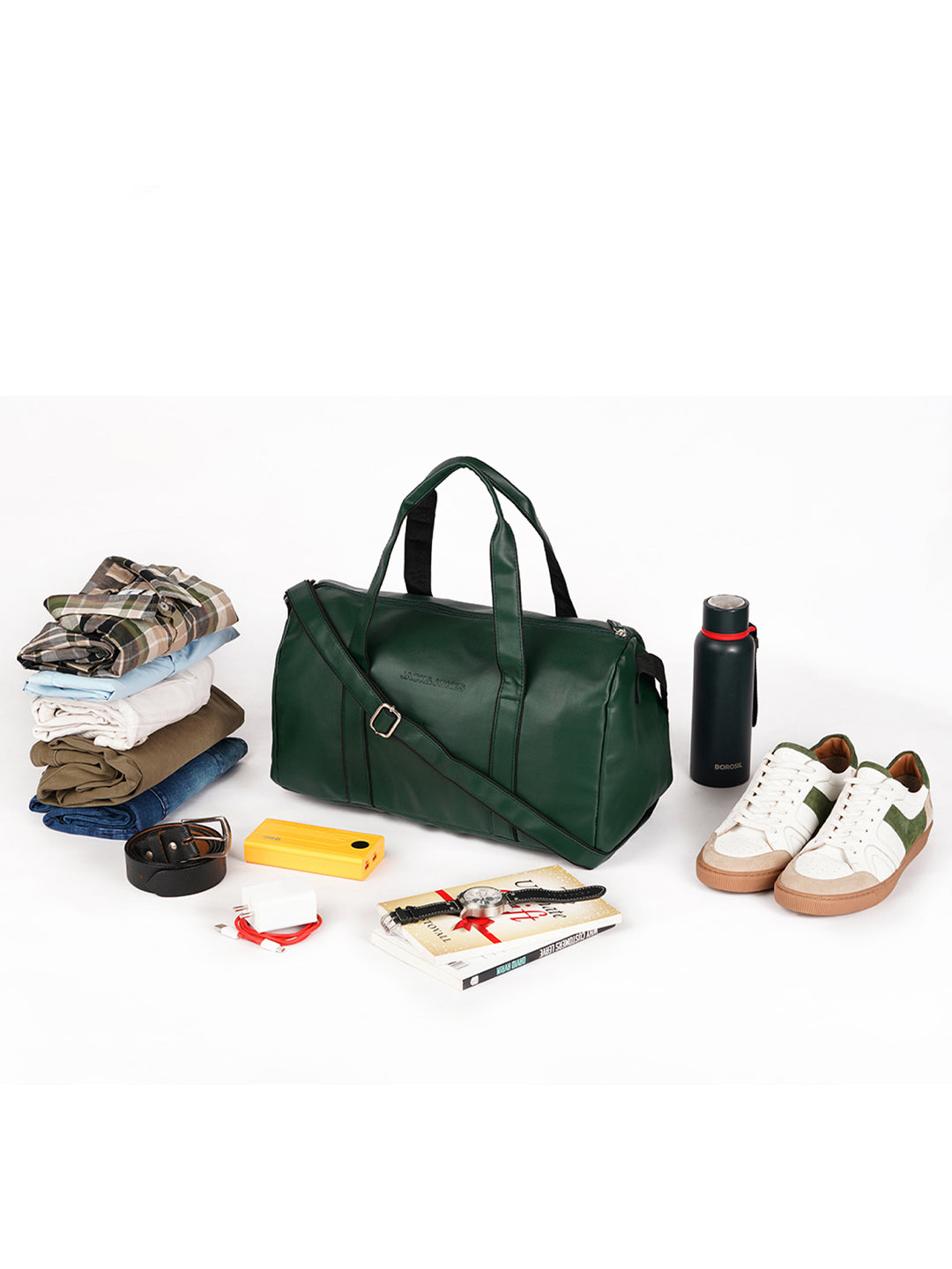 Premium Dark Green Duffle Bag