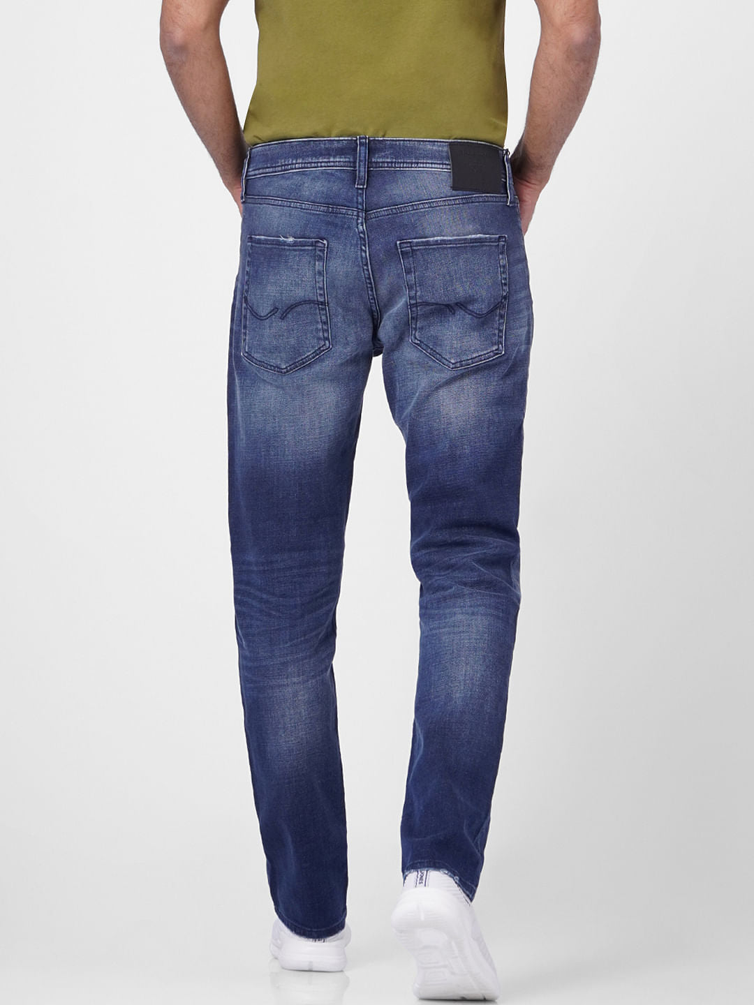 Blue Low Rise Tim Anti Fit Jeans