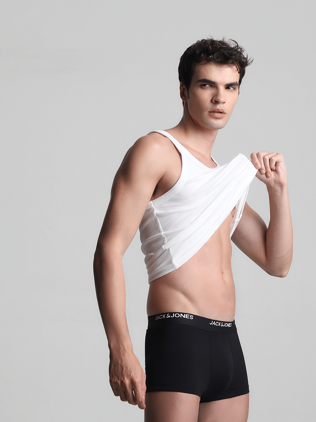 Pack Of 2 Black & Grey Trunks