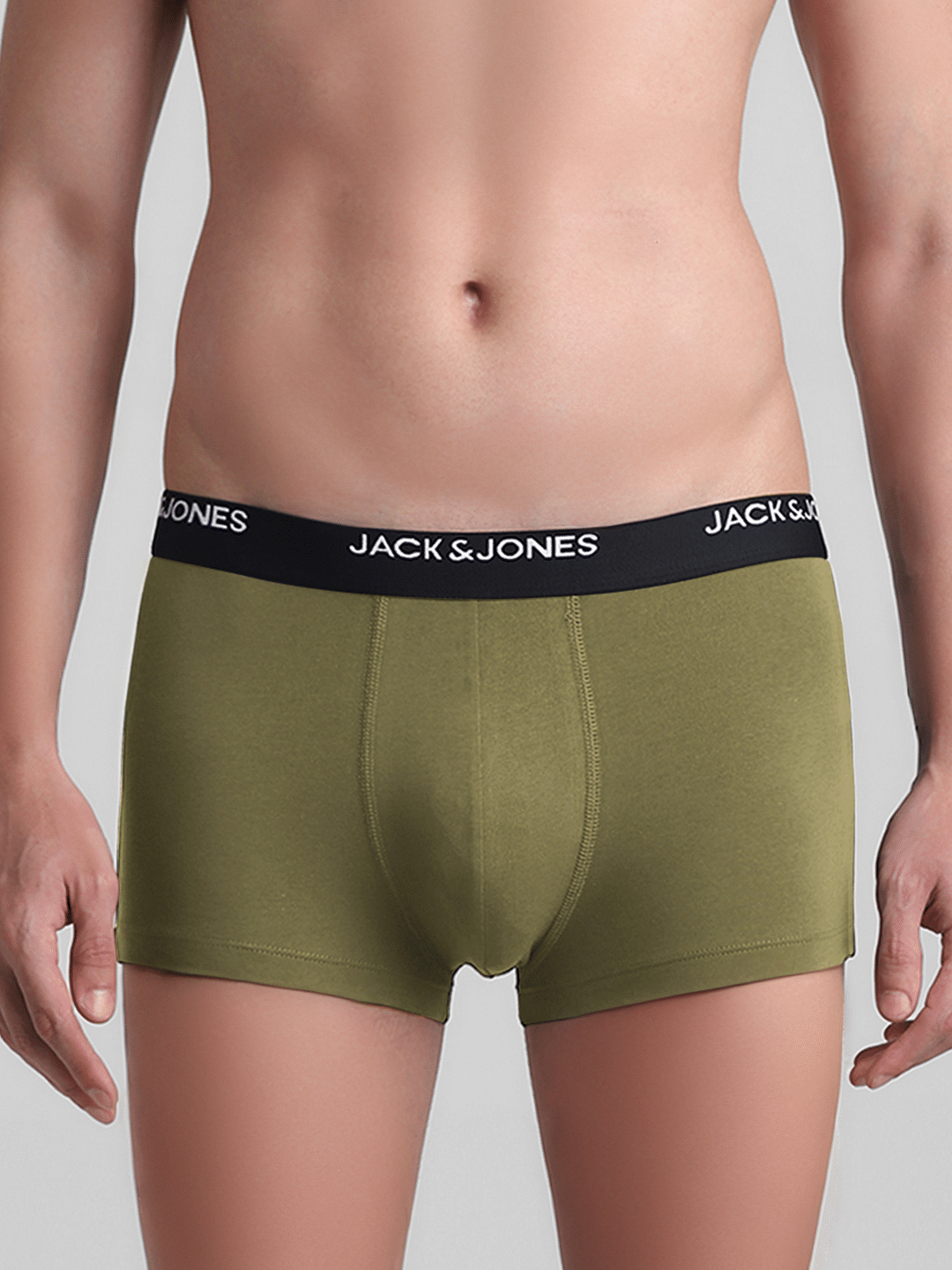 Pack Of 2 Dark Grey & Green Trunks
