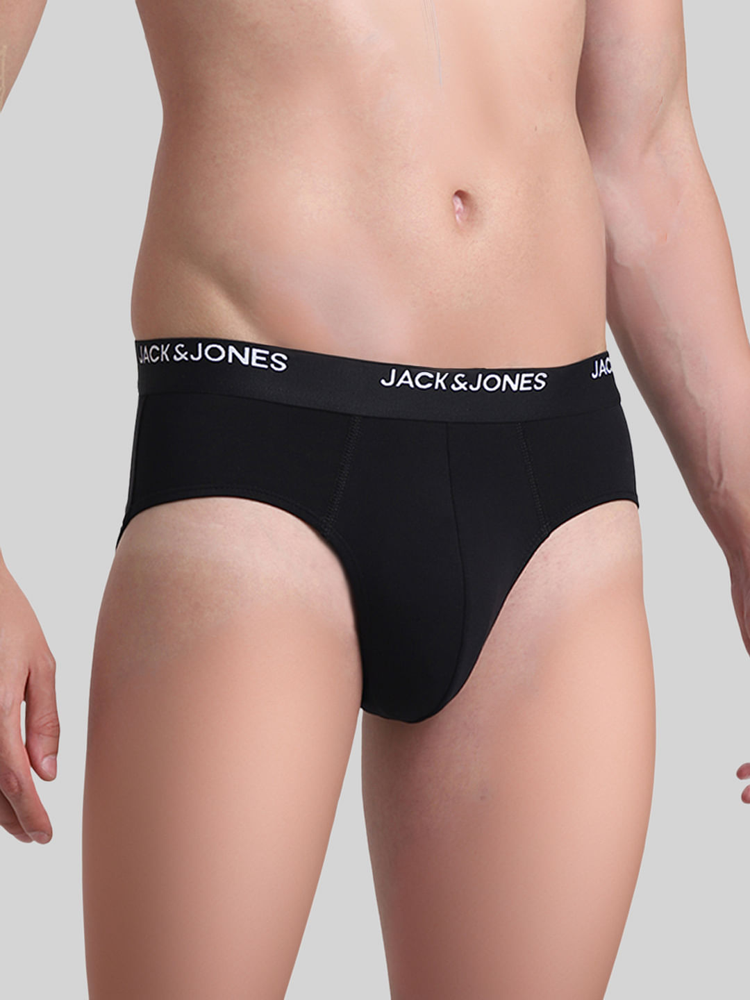 Pack Of 2 Navy Blue & Black Briefs