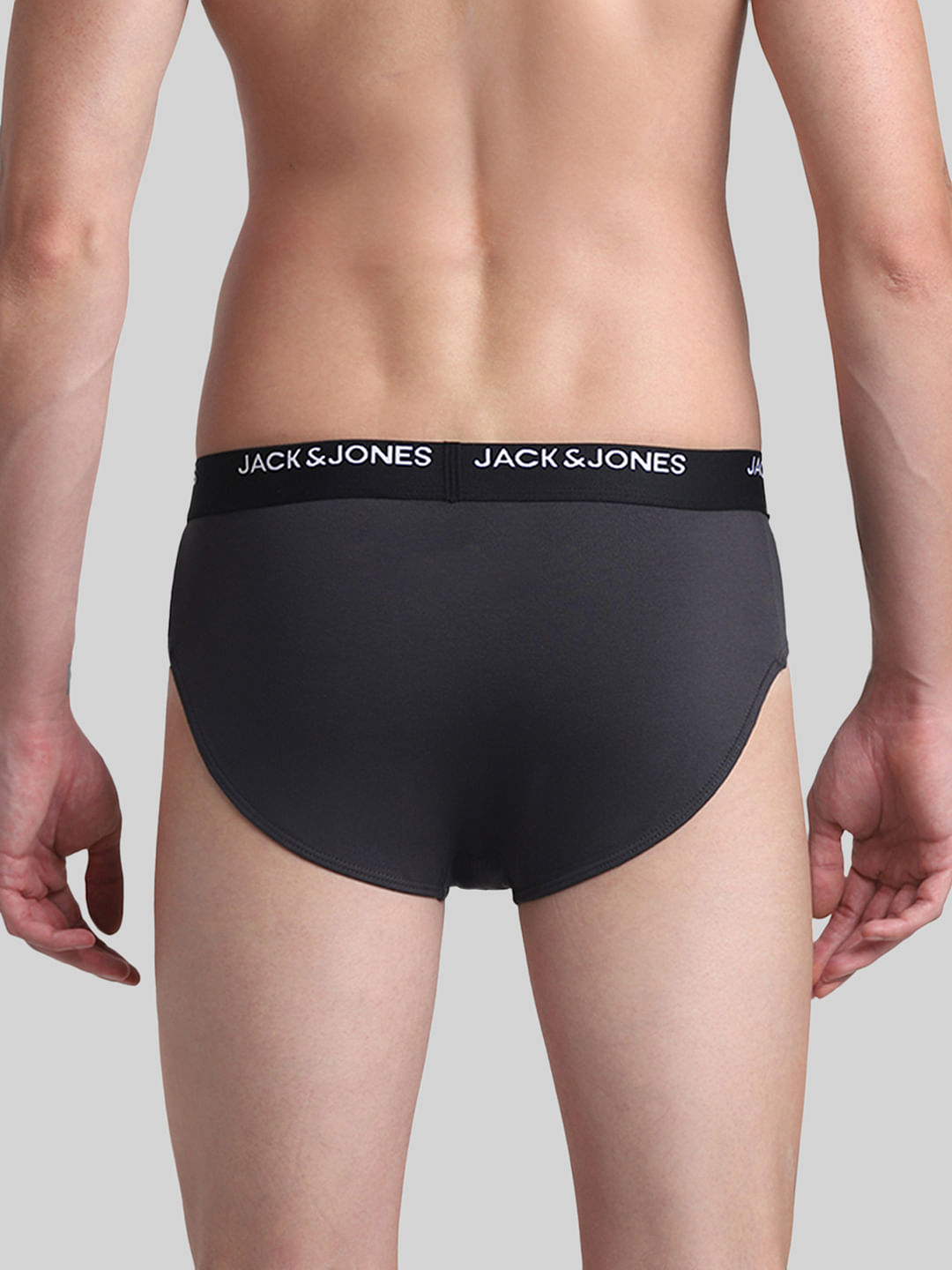 Pack Of 2 Dark Grey & Green Briefs