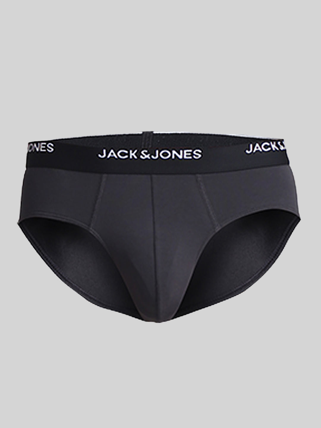 Pack Of 2 Dark Grey & Green Briefs