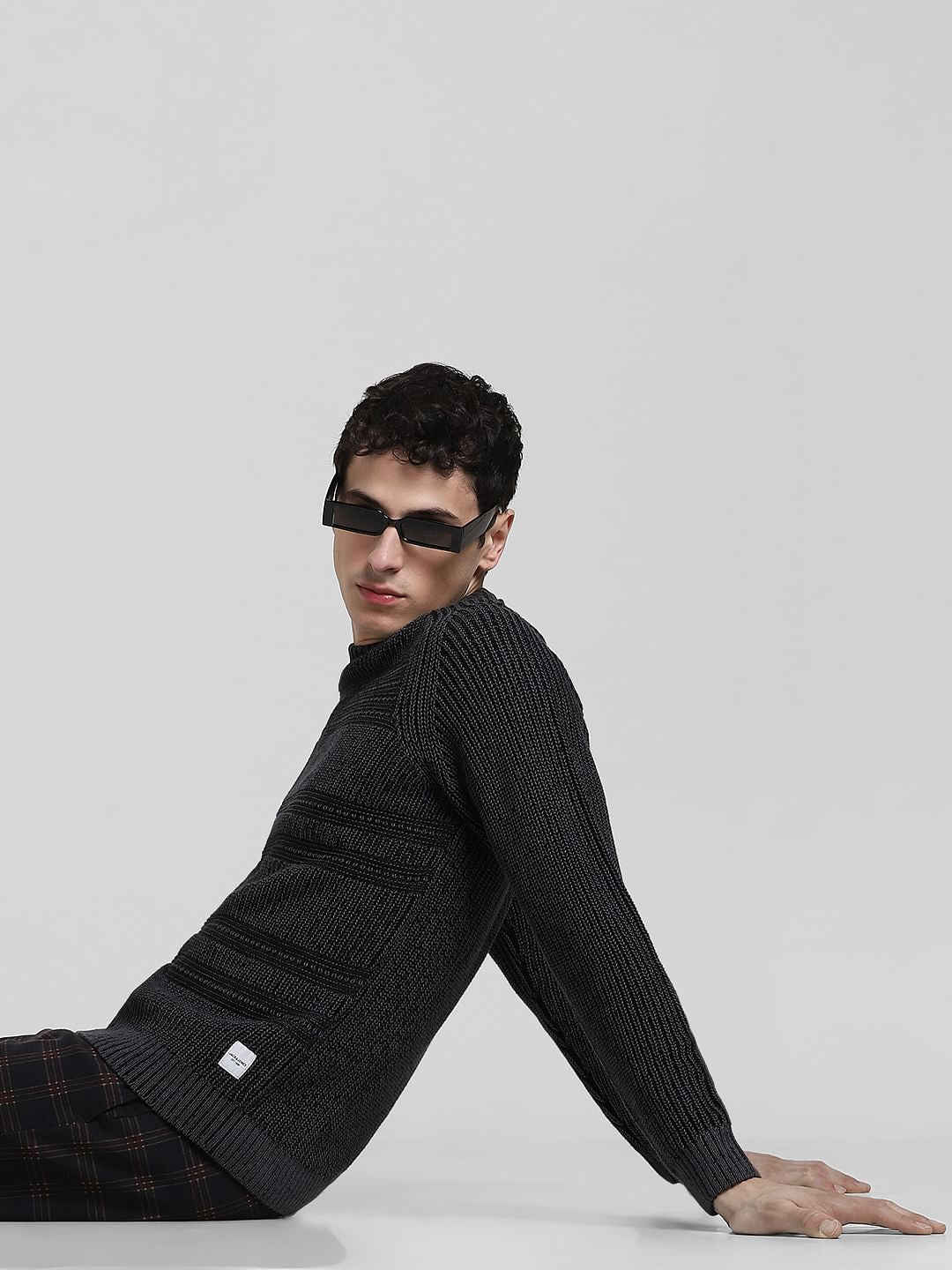 Black Knitted Sweater