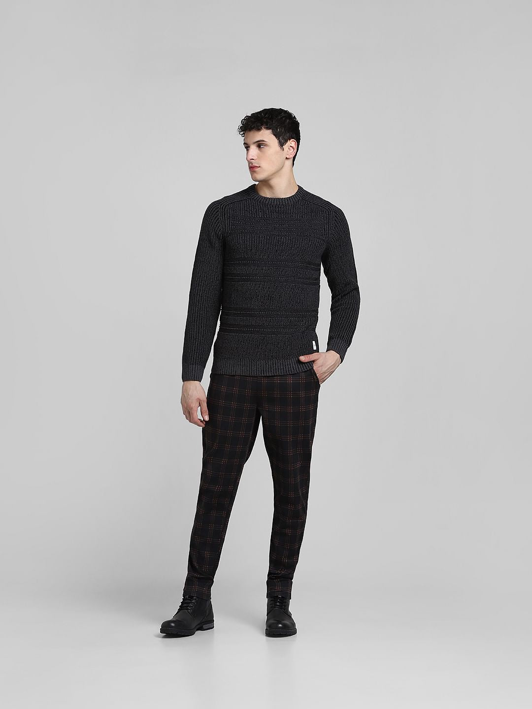 Black Knitted Sweater