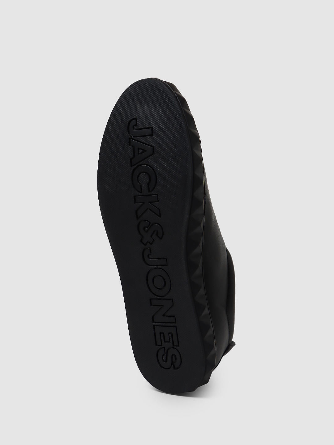 Black Leather Sneakers