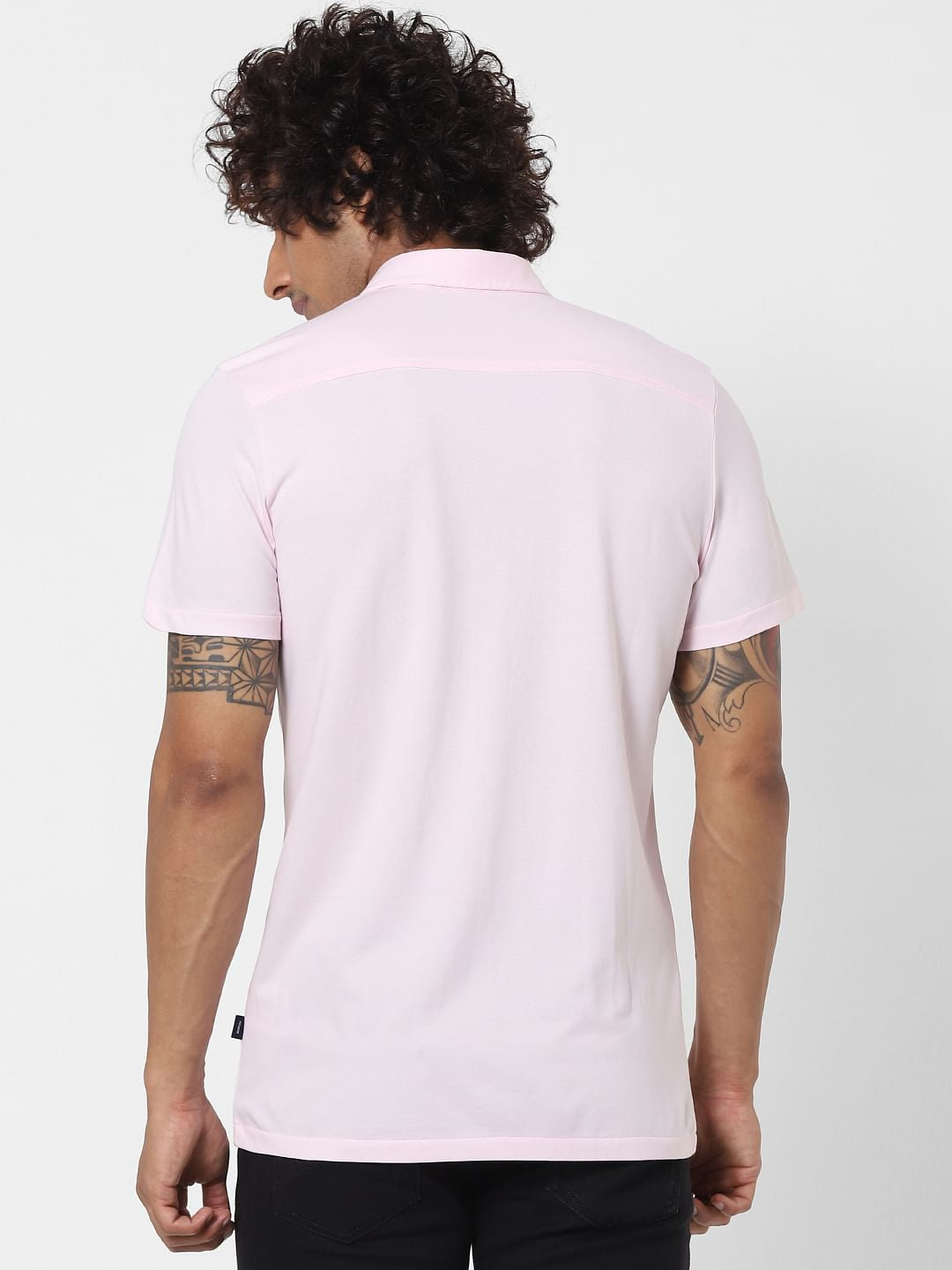 Pink Half Sleeves Shirt