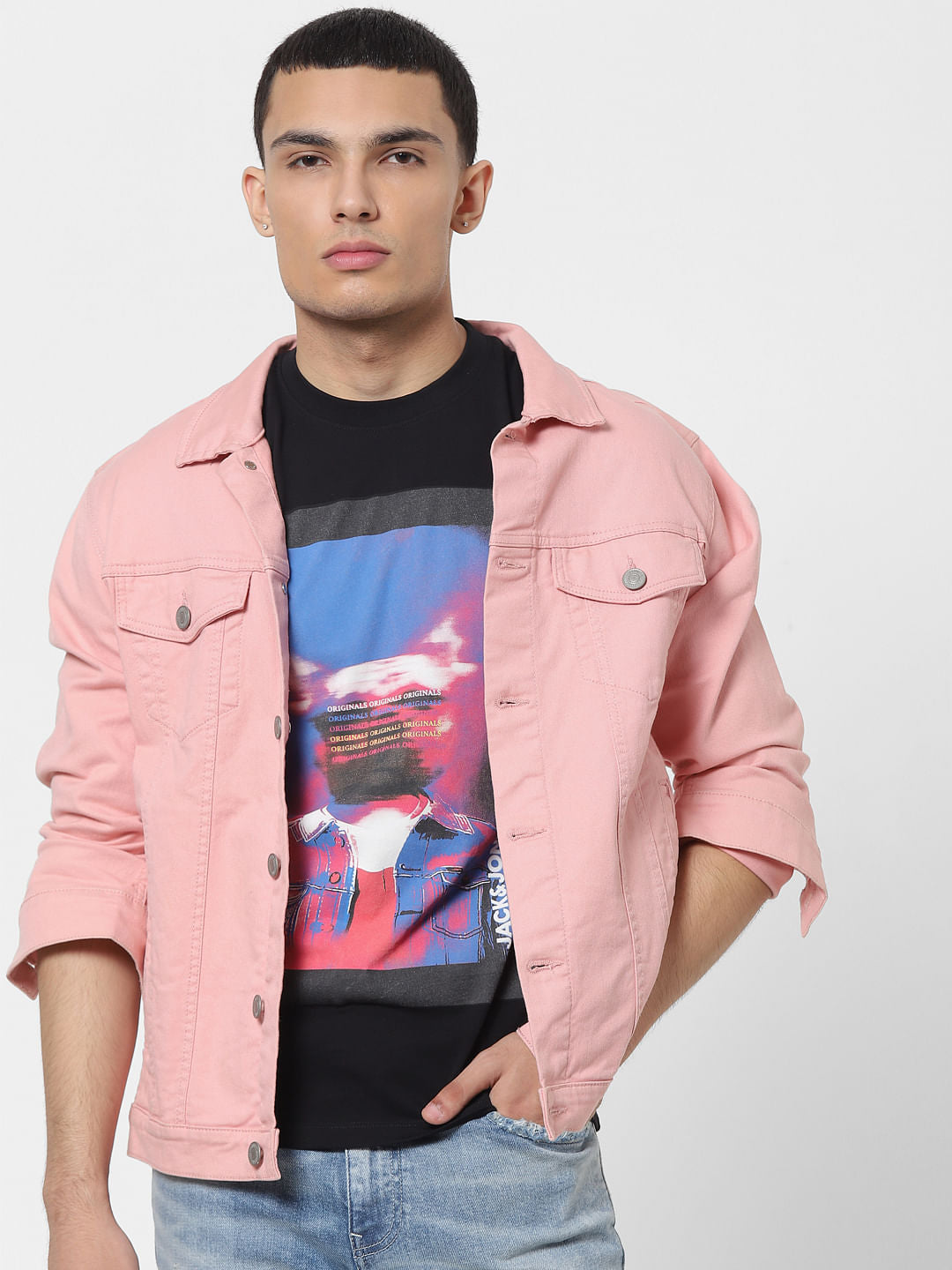 Black Graphic Print T-shirt