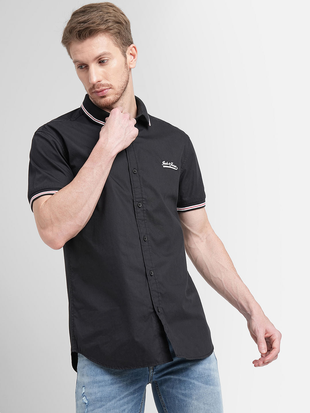 Black Short Sleeves Shirt