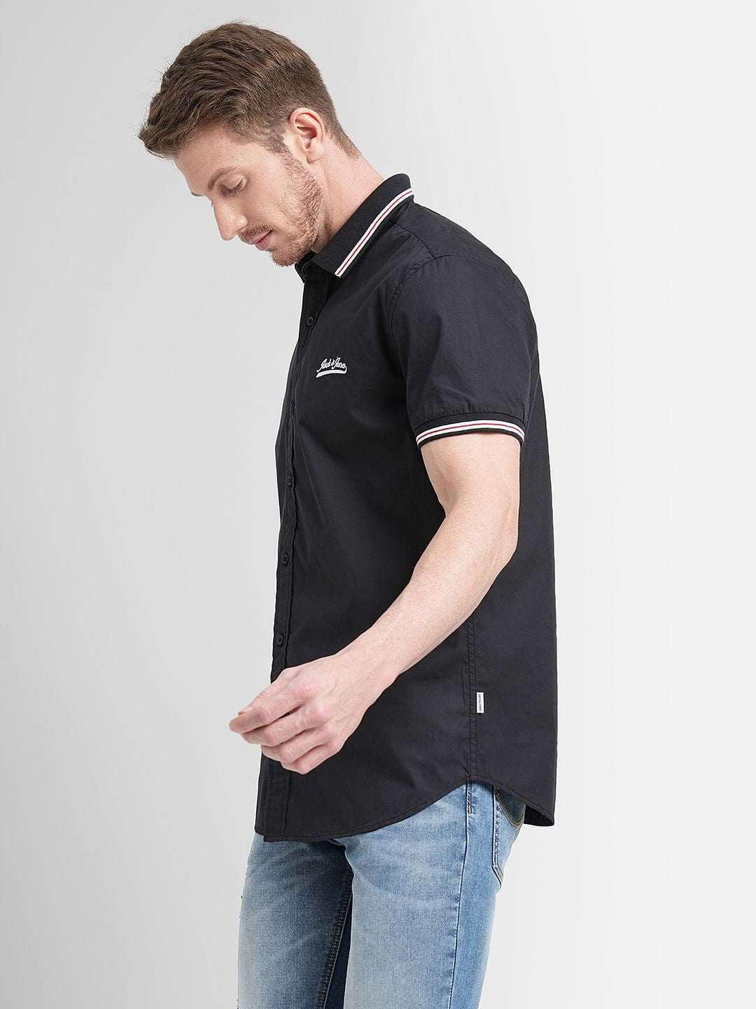 Black Short Sleeves Shirt