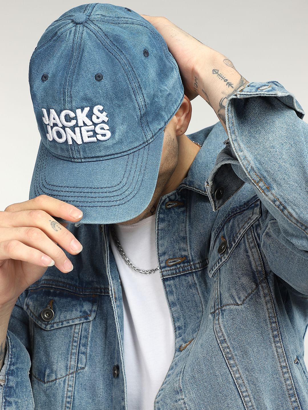 Blue Denim Baseball Cap