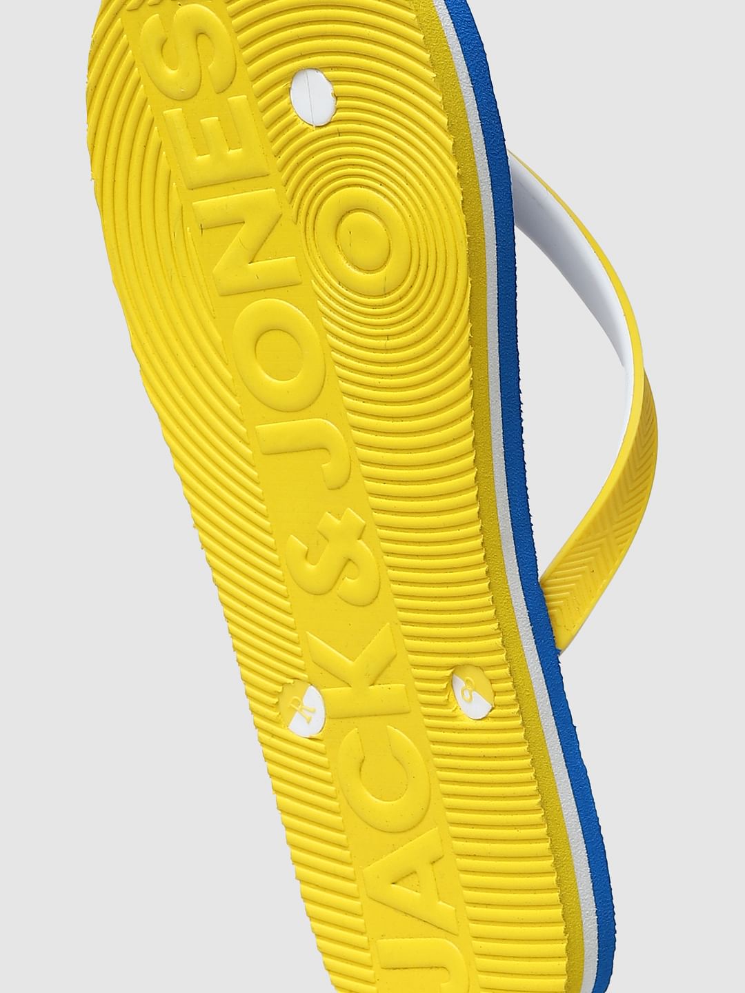 Blue Colourblocked Flip Flops