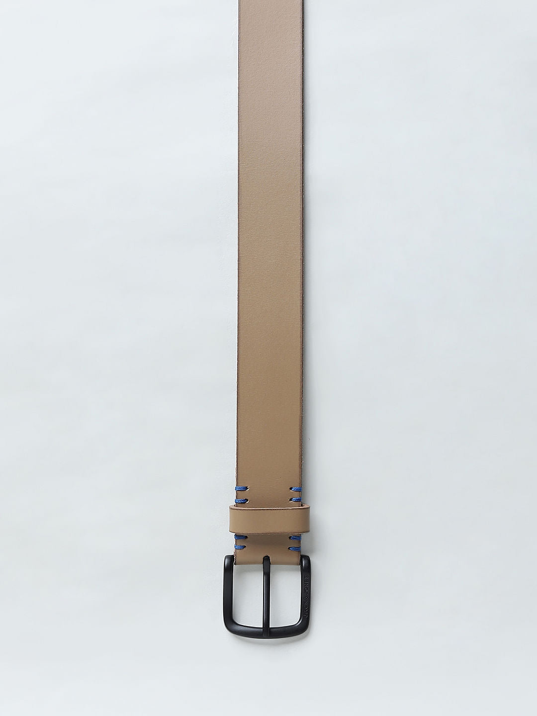 Beige Leather Belt