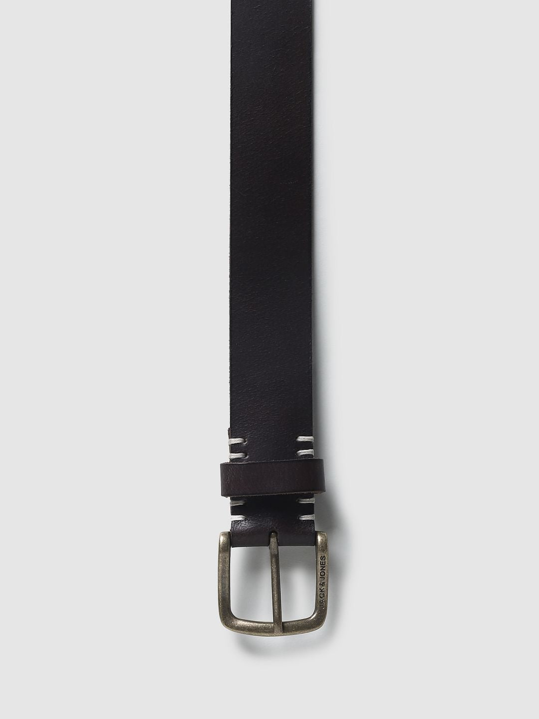 Dark Brown Leather Belt
