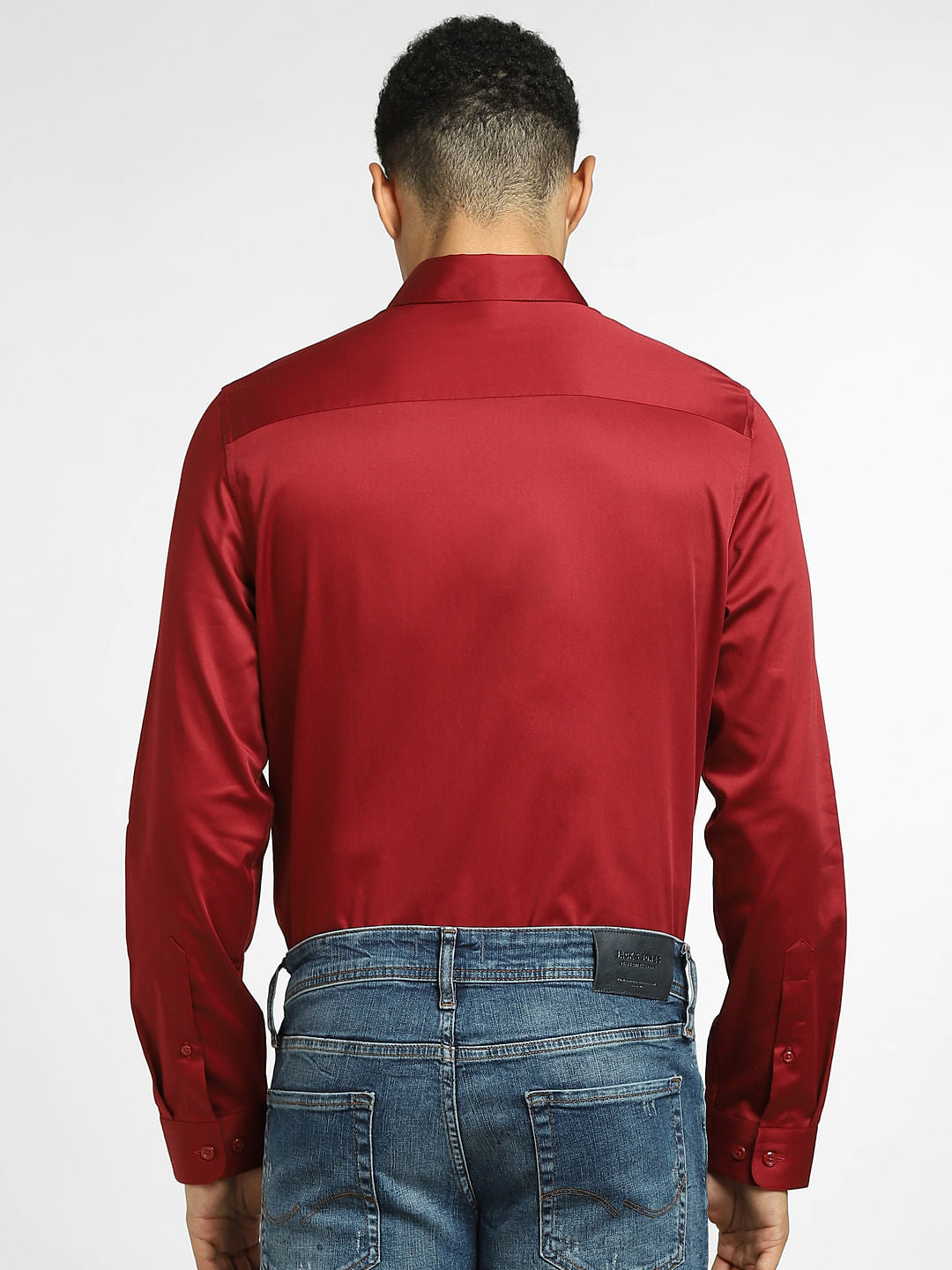 Dark Red Full Sleeves Shirt