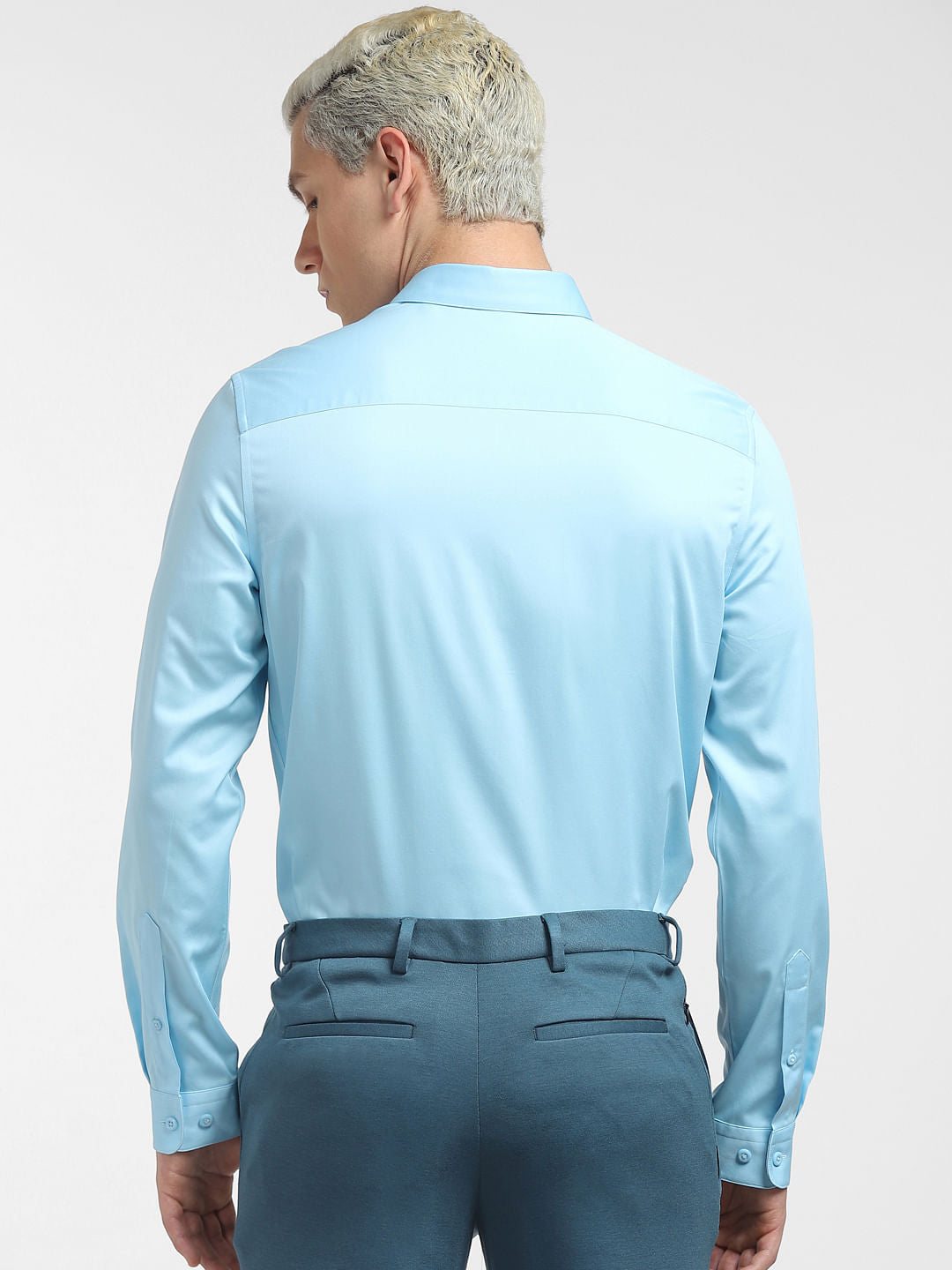 Sky Blue Full Sleeves Shirt