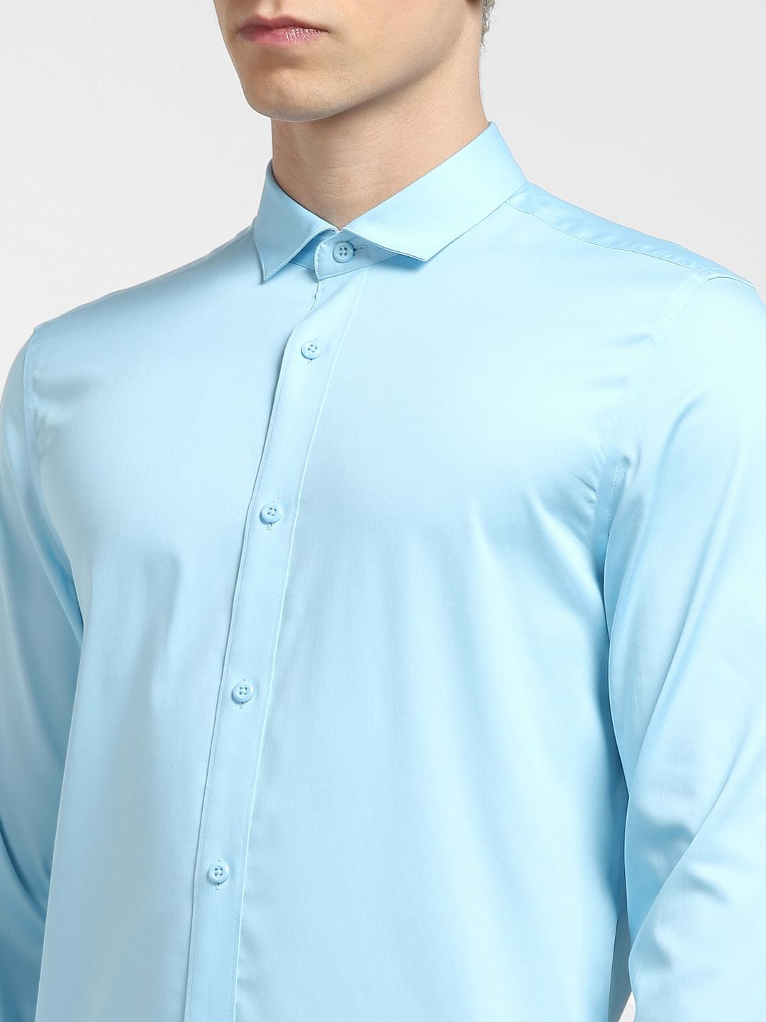 Sky Blue Full Sleeves Shirt