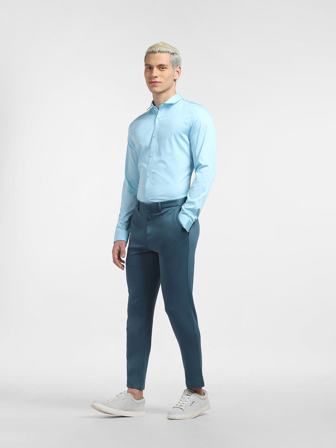 Sky Blue Full Sleeves Shirt