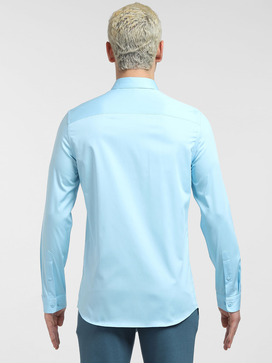 Sky Blue Full Sleeves Shirt