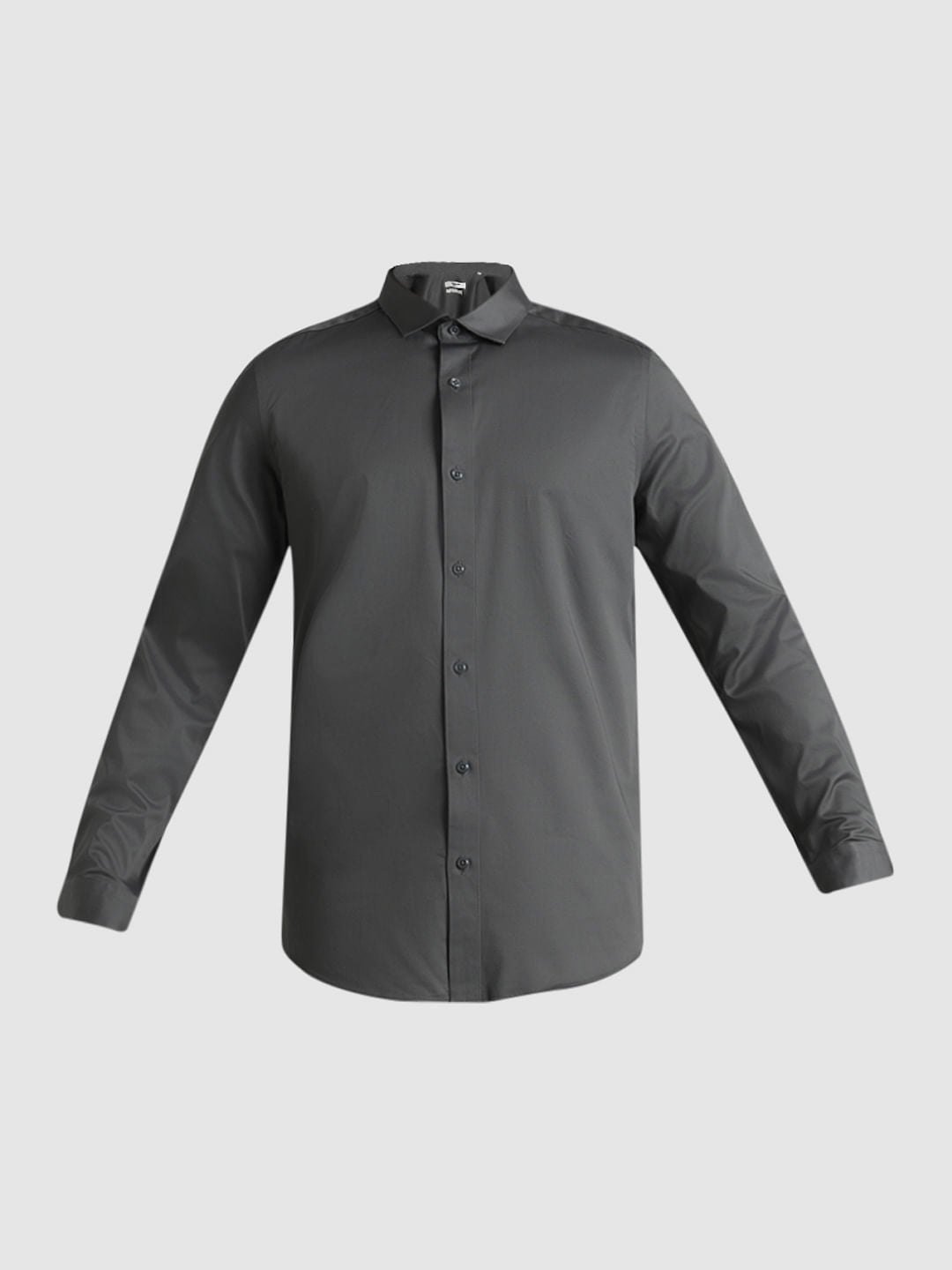 Cotton Stretch Slim Fit Shirt - Green