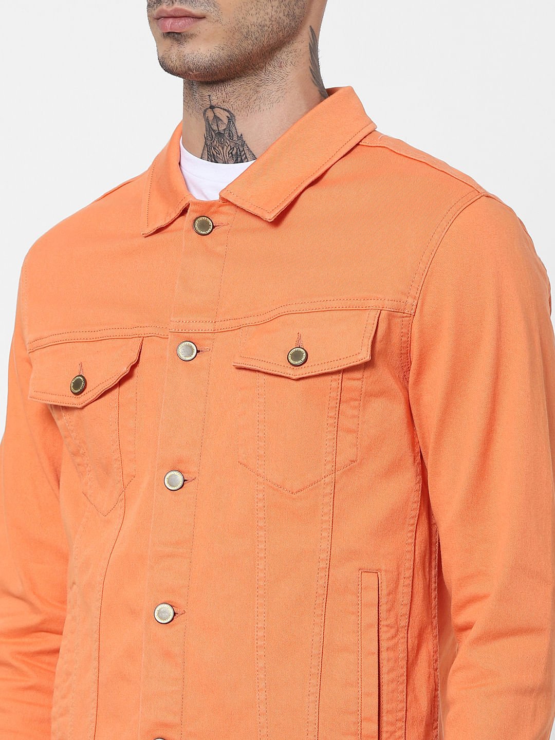 Dusty Orange Solid Jacket