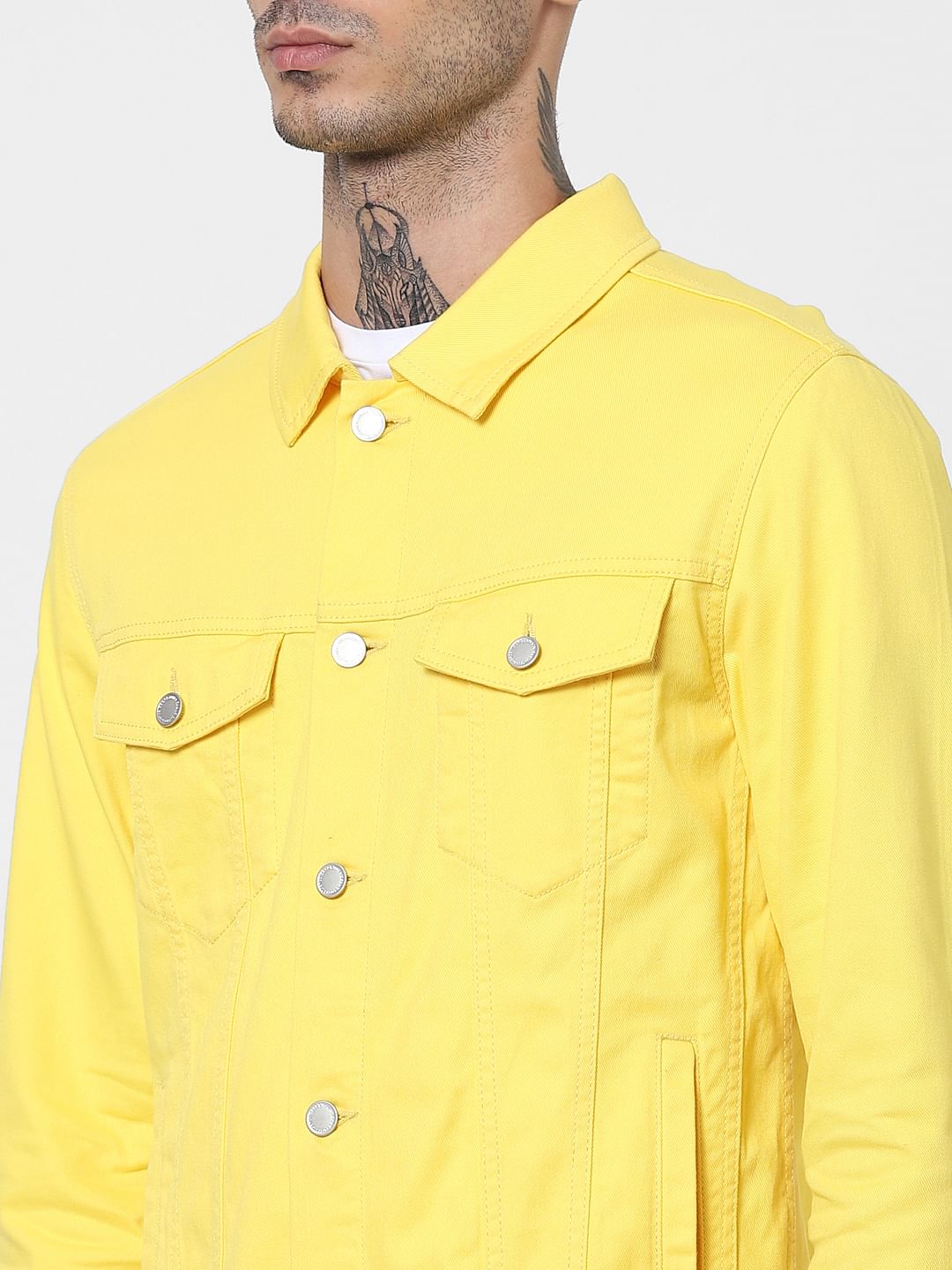 Yellow Solid Jacket