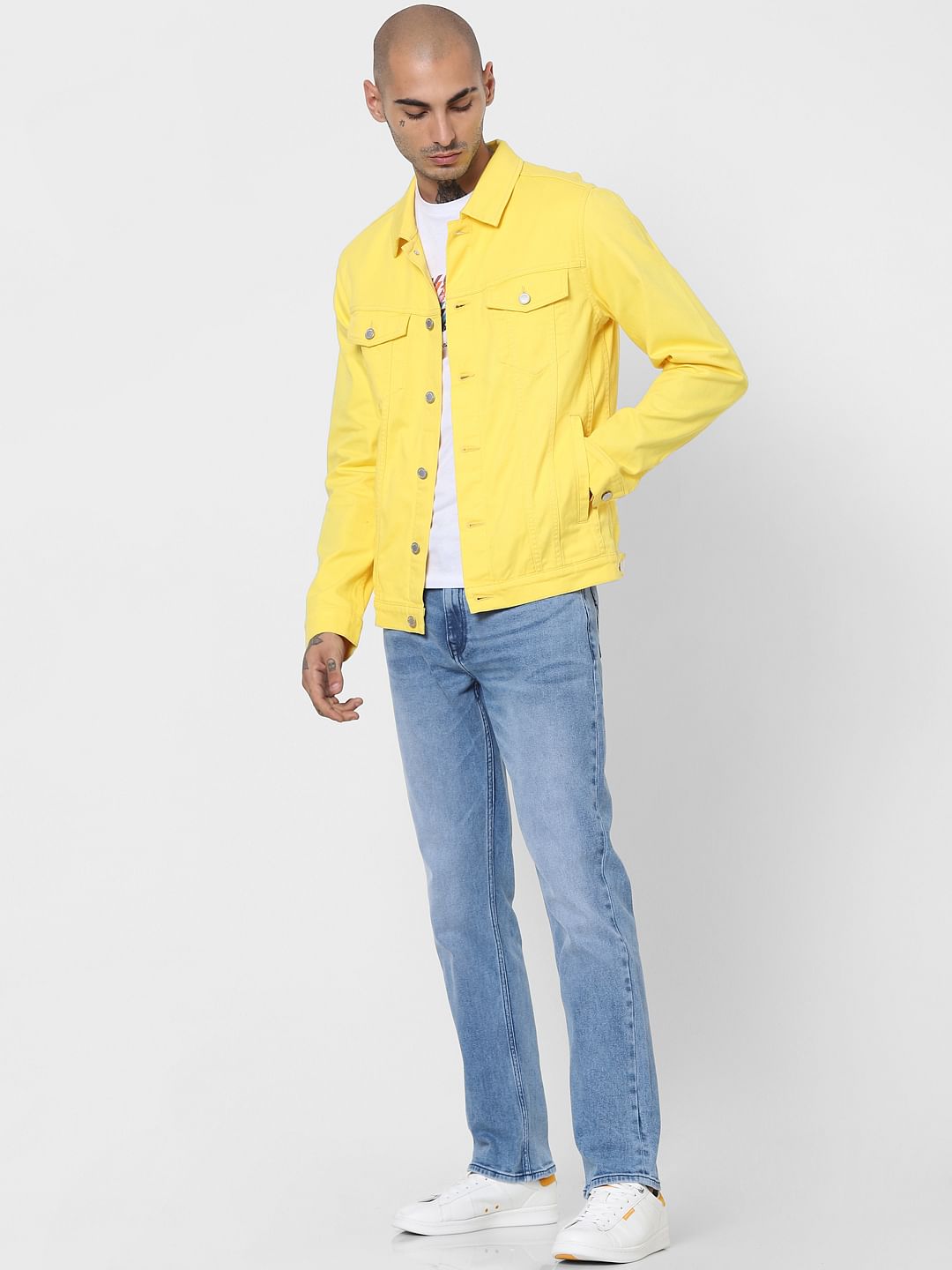 Yellow Solid Jacket