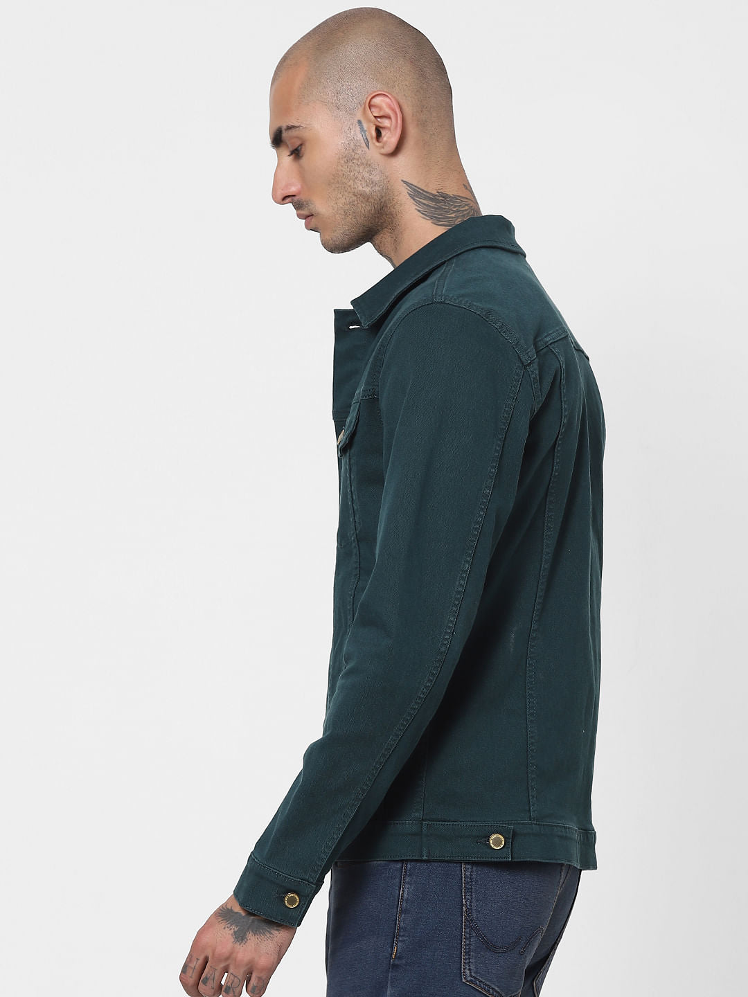Green Solid Jacket