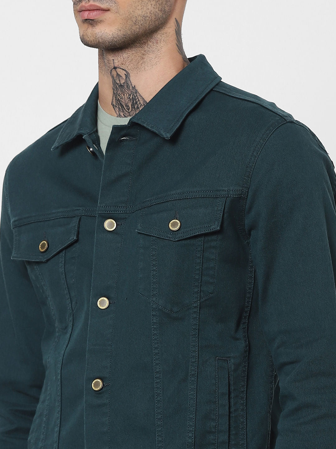 Green Solid Jacket
